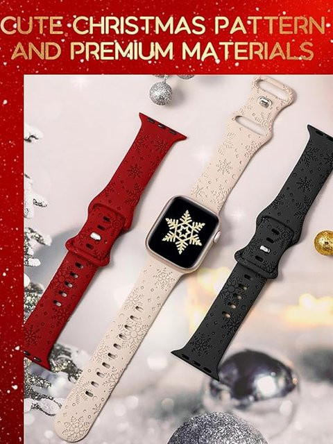 Uhrenarmband Silikon, Weiß, Unisex - Bild 1