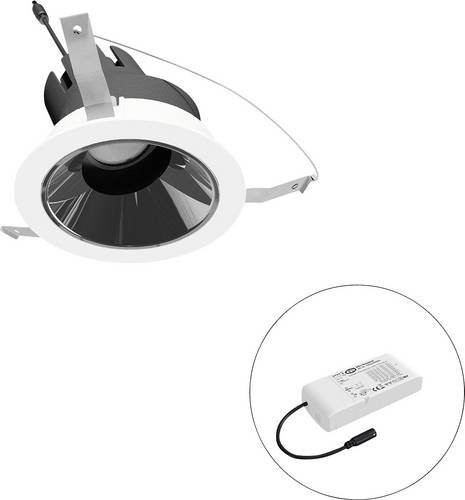 EVN LED-Deckenstrahler F02R11AM0640L24D in Weiß, rund und verstellbar - Bild 1
