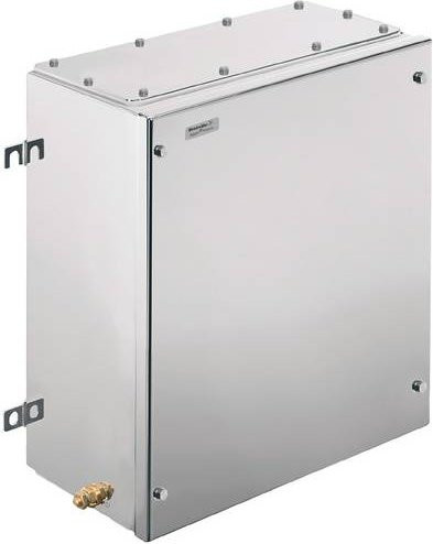 Weidmüller KTB FS 453820 S4E2 Wand-Gehäuse aus Edelstahl in Silber, B/T/H: 38,2 x 45,8 x 20,0 cm - Bild 1