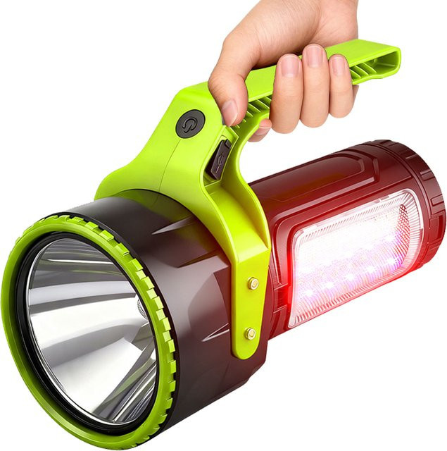BALDR LED-Strahler Schwarz Wiederaufladbarer Außenstrahler mit 3600 mAh Akku und wasserdichtem Gehäuse - Bild 1