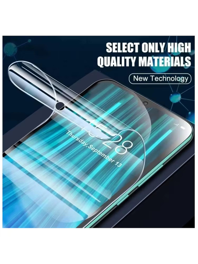 HD Hydrogel-Displayschutzfolie für Xiaomi Poco F7 Pro X7 Pro F6 M6 C75 X5 5G transparent - Bild 7