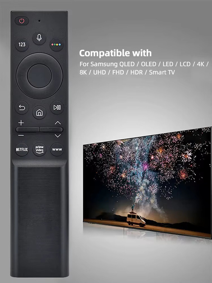 MRSVI Ersatz-Sprachfernbedienung BN59-01363L BN59-01363C in Schwarz für Samsung Smart TV - Bild 6