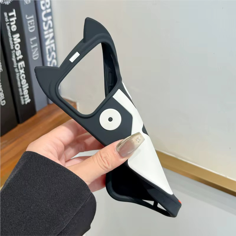 Apple iPhone Schutzhülle aus weichem Silikon mit 3D Liebesherz-Welpen-Design und großem Kameralinsenrahmen für iPhone 17 Pro Max, 16, 15, 14, 13 Pro Max - Bild 6