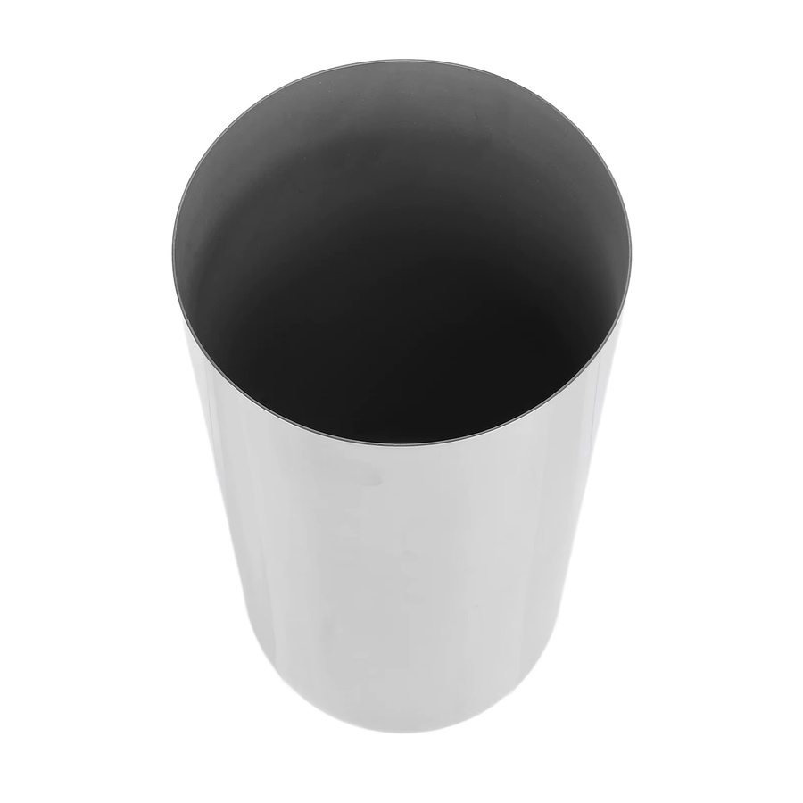TOPINCN Edelstahl-Blumenvase in Silber, moderne runde Metallvase für Tischdekoration und Hochzeit - Bild 4
