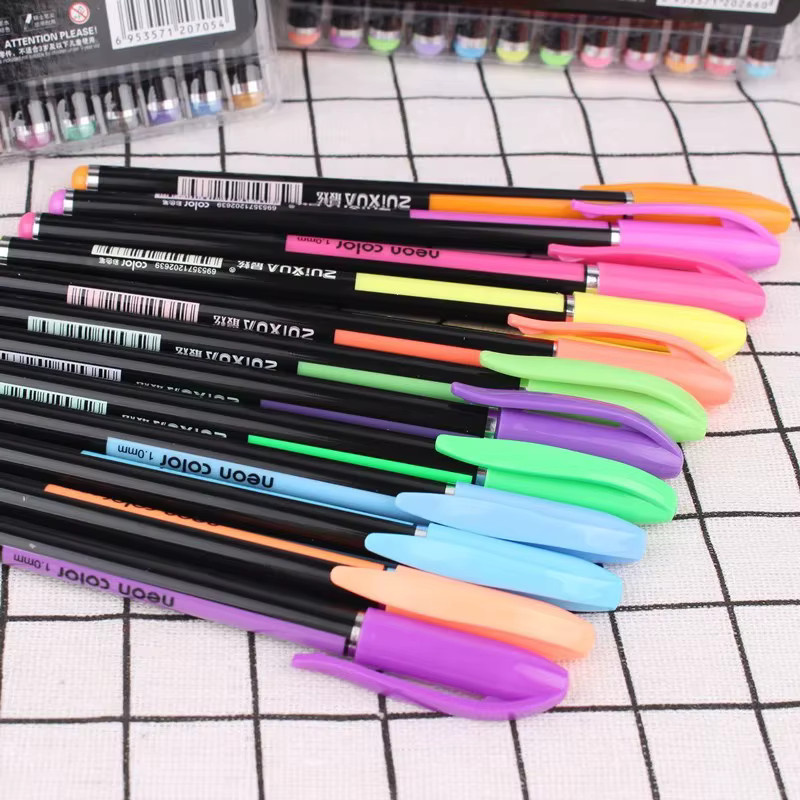 Textmarker-Set mit feiner Spitze in 48 Farben für Scrapbooking, Zeichnen und Schreiben - Bild 4