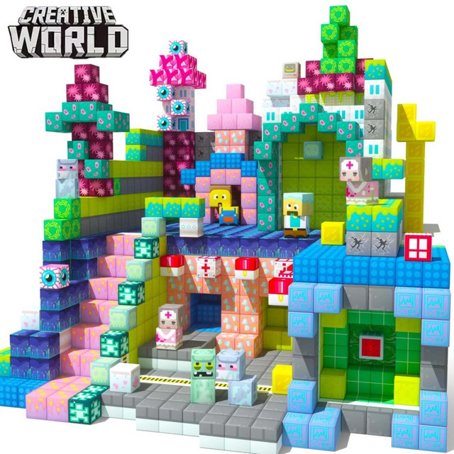 Rick Mine World Magnetisches Morty Abenteuer, Magnetische Bausteine, Set - Bild 1