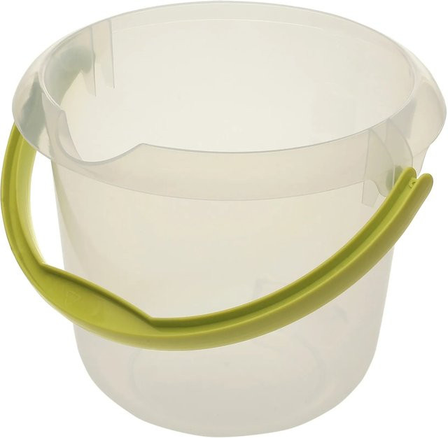 Keeeper Eimer Mika mit integrierter Mess-Skala, Transparent, Breite: 24 cm, Tiefe: 20 cm, Höhe: 24 cm - Bild 1