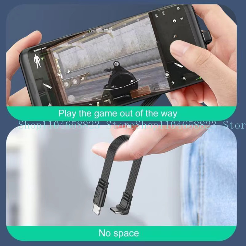 XINYUANSHUNTONG USB-C Typ-C Datenkabel in Schwarz mit 45 W Schnellladefunktion, 4K-Videoübertragung und 480 Mbit/s Datenübertragungsrate - Bild 4