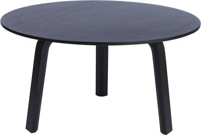 HAY Bella Couchtisch in Schwarz aus Eichenholz und Birken-Schichtholz, Durchmesser: 60 cm, Höhe: 32 cm - Bild 1