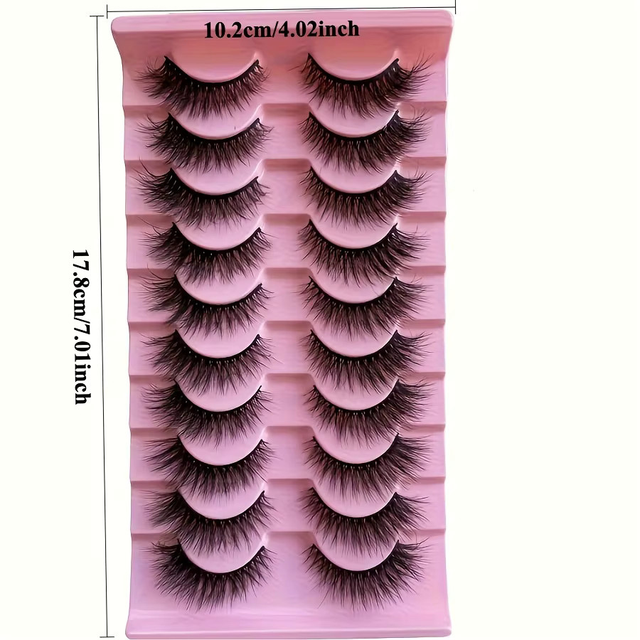 JUJU Dream Katzenaugen-Wimpern, 10 Paar, Black, Unisex - Bild 3