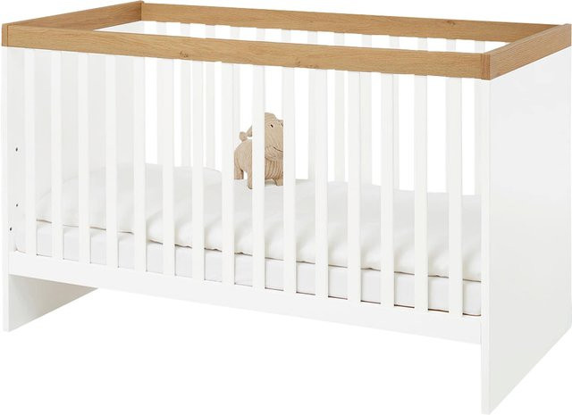 Pinolino 2-tlg. Babyzimmer-Set Linje breit in Weiss und Eiche - Bild 1