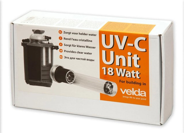 Velda UV-C Einbau Unit 18 Watt Schwarz B/T/H: 33,0 x 10,0 x 33,0 cm - Bild 1