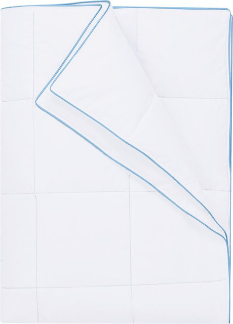 LIVARNO Sommer-Luxus-Daunendecke in Weiß, B/B: 135 x 200 cm, mit Daunen und Federn in Einzelkammern, klimaregulierend und allergikerfreundlich - Bild 1