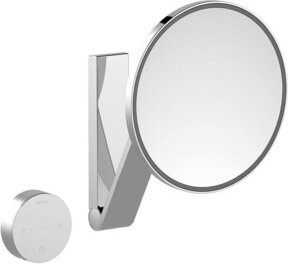 Keuco Kosmetikspiegel iLook_move mit LED-Beleuchtung und Touch-Schalter, rund, Silber, Durchmesser: 21,2 cm - Bild 1