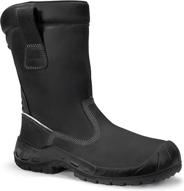 Elten Sicherheitsschlupfstiefel GAVIN BLACK S3S ESD aus Nubukleder, Größe 48 - Bild 1