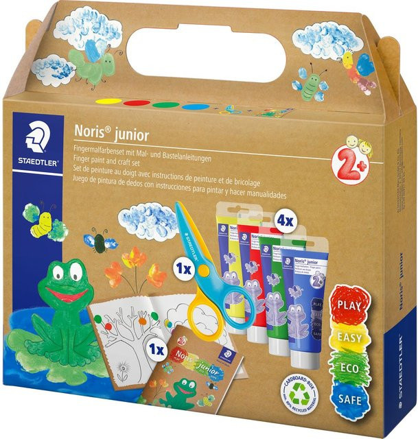 Noris junior Fingermalfarben-Set bunt / mehrfarbig - Bild 1