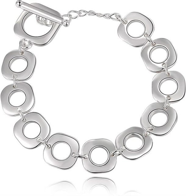 URPRETTY Kettenarmband 925 Silber, quadratisch, Damen, 20cm - Bild 1