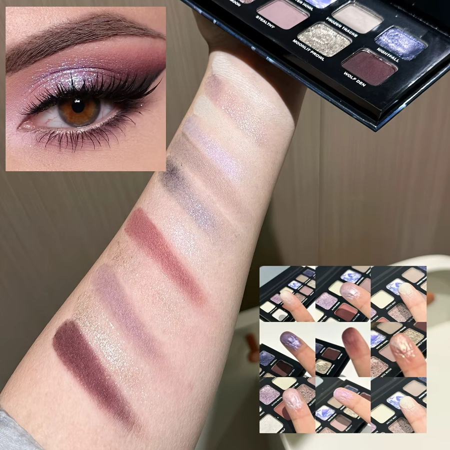 Herorange Lidschattenpalette, 12 Farben, Matt, Puder, Unisex - Bild 4