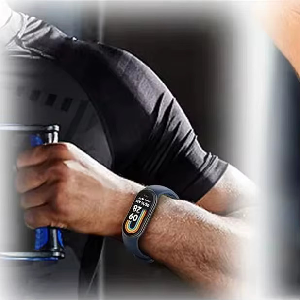 Xiaomi Uhrenarmband Silikon, Schwarz, Unisex, Mi Band 8 9 - Bild 3