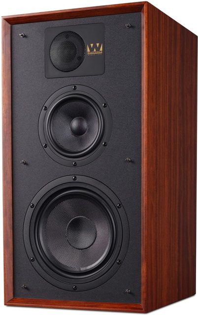 Wharfedale Linton Passive Regallautsprecher Paar in Mahagoni Rot - Bild 1