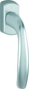 Hoppe Fenstergriff NY 0810/US10 in Silber aus Aluminium und Kunststoff mit 32-42mm Achsabstand - Bild 1