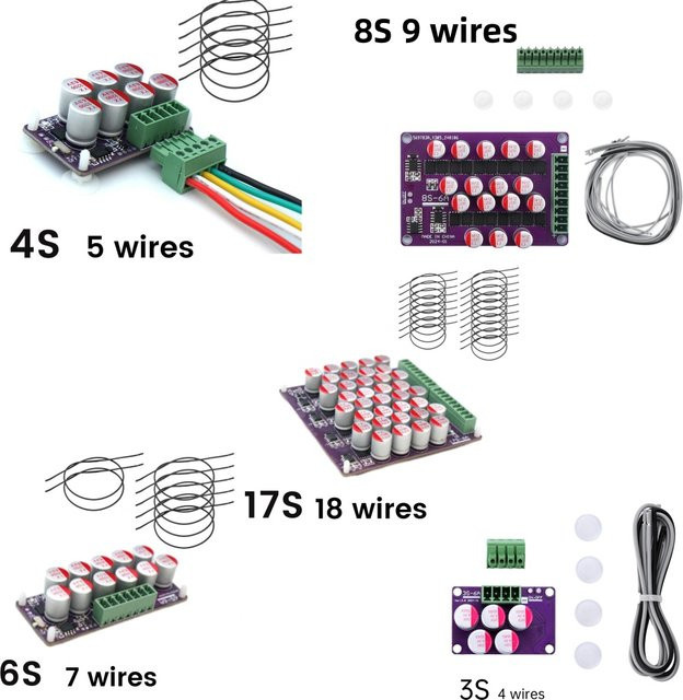 diymore Aktiver Equalizer Batteriemanagement System für LiFePO4 Lithium Batterien in Multicolour - Bild 1
