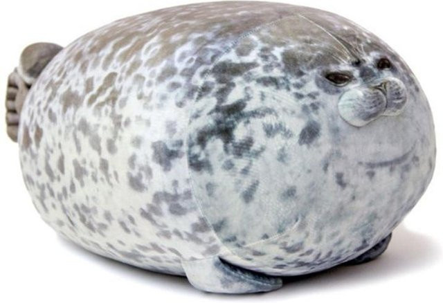 Yiran Health & Beauty Robben-Löwe Plüschtier, 20cm, Grau - Bild 1