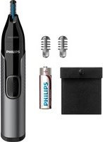 Philips Series 3000 NT3650/16 Nasen- und Ohrenhaartrimmer in Schwarz und Grau - Bild 1