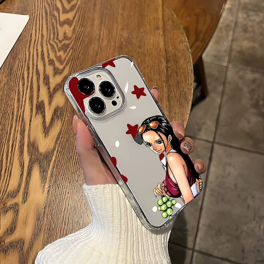 ONE PIECE Nico Robin Handyhülle Transparent für iPhone 11 bis iPhone 17 Pro Max - Bild 4