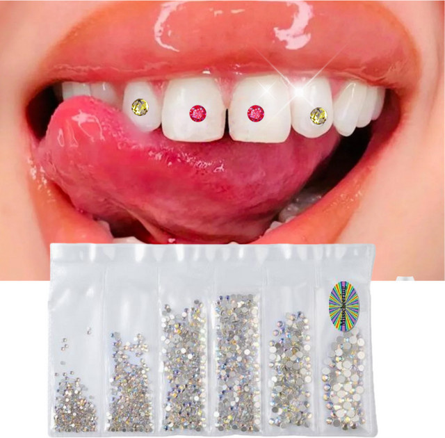 NEWLLEXX DIY Dekoration Strasssteine Set mit 1500 bunten Edelstein-Glitzersteinen in verschiedenen Größen von 1,5 mm bis 3,8 mm für Bastelarbeiten - Bild 1