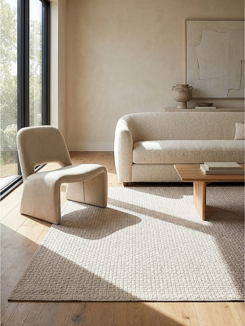 Flachgewebe-Teppich Kadima Design aus Polypropylen in Beige, B: 200 cm, L: 290 cm - Bild 1