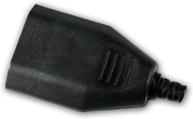 Bachmann Europa-Kupplung aus Kunststoff in Schwarz, max. 250V 25A - Bild 1