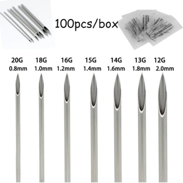 ROKYO Piercing Nadel, Stahl, Unisex - Bild 1
