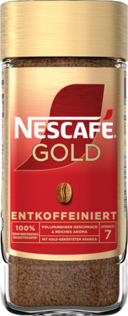 Nescafé Gold, Löskaffee, entkoffeiniert, 95g - Bild 1