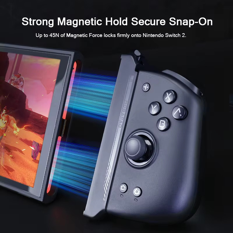 MOBAPAD C70 JoyCon-Adapter in Schwarz für bequemes Laden von Nintendo Switch JoyCon sowie M6 HD, M6S, S1 und S/HD-Controllern - Bild 2