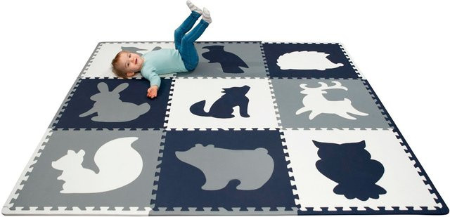Hakuna Matte Puzzlematte XXL Wald in Multicolour für Kinderzimmer und Garten - Bild 1