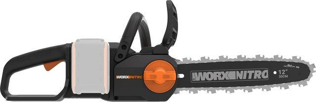 Worx Nitro 20 V Akku-Kettensäge WG350E.9 mit PowerShare® in Schwarz - Bild 1
