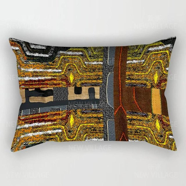 JMG Clothing Kissenbezug im Boho-Stil mit herbstlichem Pflanzenmotiv, Mehrfarbig, B/H: 30 x 50 cm - Bild 1