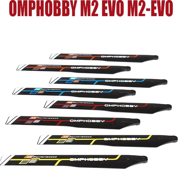 OMPHOBBY M2 EVO M2-EVO RC Hubschrauber Ersatzteile Hauptrotor Propellerblatt - Bild 1