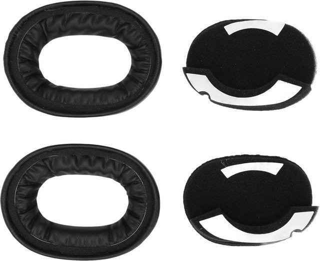 Jabra Elite 85h Ersatz-Ohrpolster aus Proteinleder mit Memory-Schaum in Schwarz - Bild 1