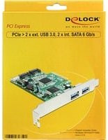 DeLOCK PCI Express USB 3.0 und SATA 6 Gb/s Controller Karte (89359) - Bild 1