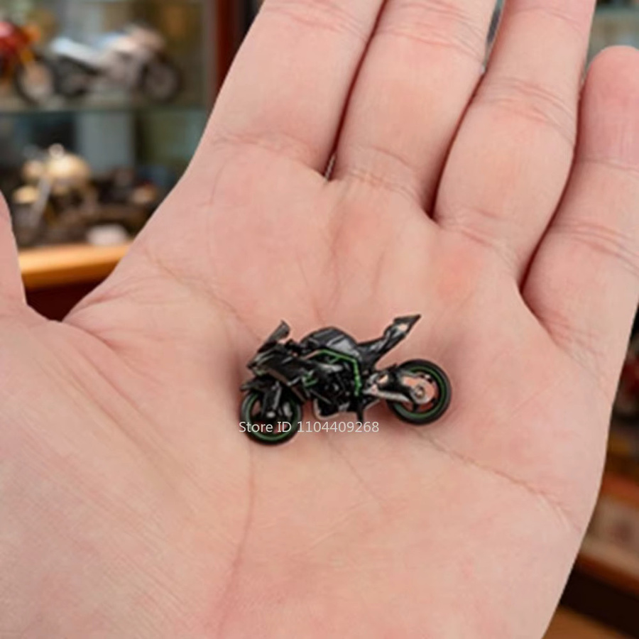 RMZ city Kawasaki H2R Motorradmodell, 1:64, Metall, ab 14 Jahren - Bild 4