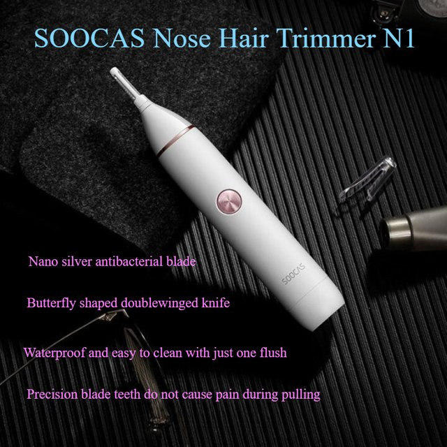 SOOCAS N1 Nasenhaarschneider, weiß, Unisex - Bild 1