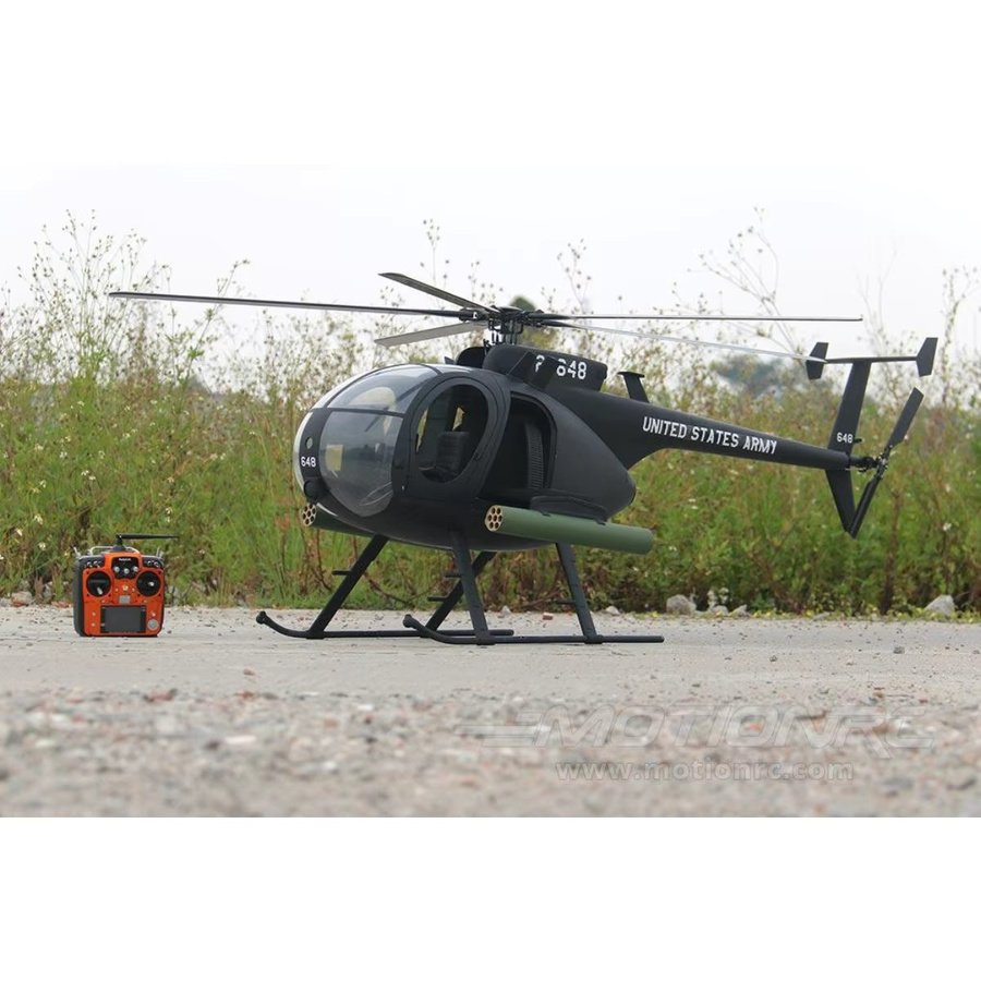 ROBAN AH-6 ARF Little Bird Scale Helikopter-Rumpf, Glasfaser, flugfertig - Bild 2