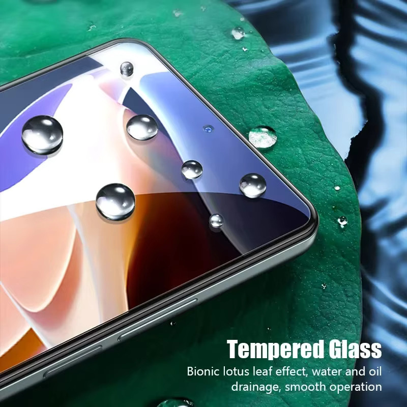 5er-Pack Gehärtetes Schutzglas für Xiaomi Note 9 10 11 12 13 Pro und Redmi 10S 11S 12S, Transparent, Vollabdeckung - Bild 3