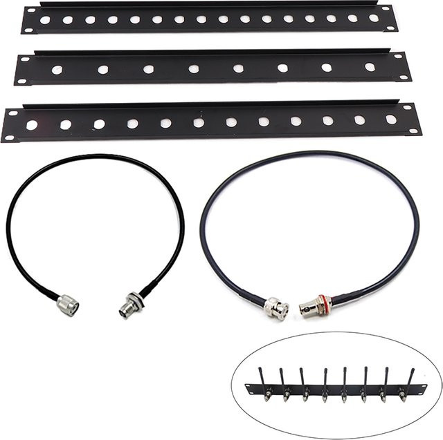 Sennheiser Drahtlose Mikrofon Rack Montage Halterung Kit in Schwarz für SLX4 PGX4 PG288 EW100G2 G3 Empfänger - Bild 1