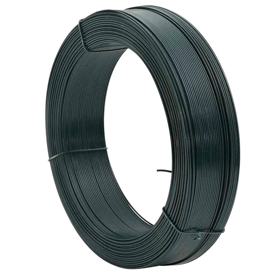 vidaXL Zaun-Bindedraht aus Stahl in Schwarzgrün, 250 m Länge, Durchmesser: 2,3 mm / 3,8 mm - Bild 2