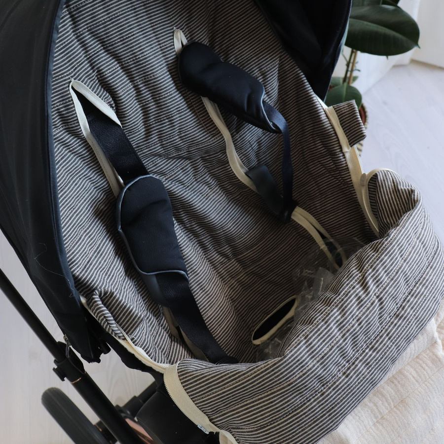 Kaiser Sommerfußsack Windy aus Muslin in Beige - Bild 4