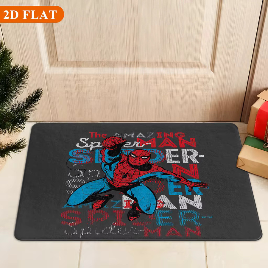 Rutschfeste Spiderman Badematte von BEAST KINGDOM aus Polyester, Rechteckige Motivmatte in Multicolour, B/T: 60 x 40 cm - Bild 3