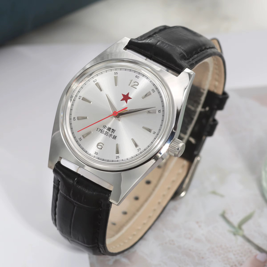 HEIMDALLR Armbanduhr, Handaufzug, 36 mm, Leder, Herren - Bild 3